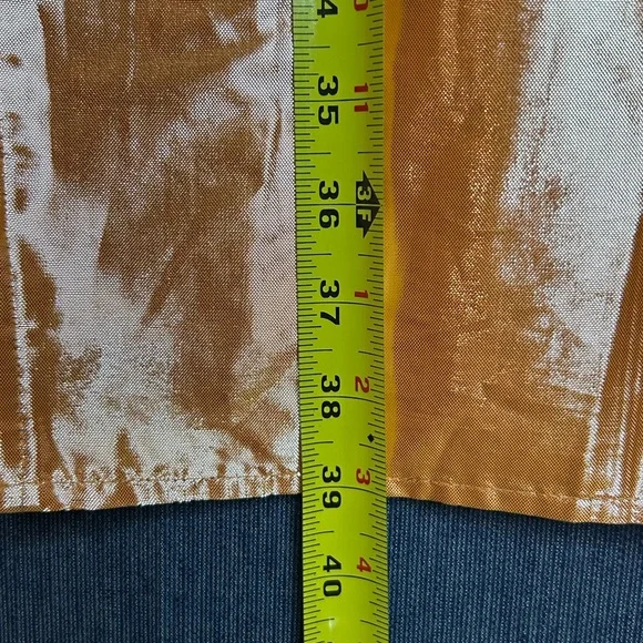 Anthropologie Let me be Metallic Cargo Maxi Skirt with Front Slit - Picture 10 of 12